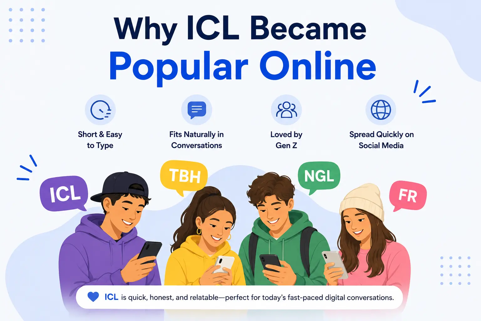 Illustration showing why ICL became popular in online conversations and social media