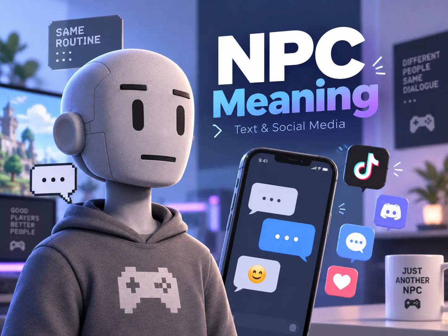 NPC Meaning Slang: What Does NPC Mean in Text & Social Media?